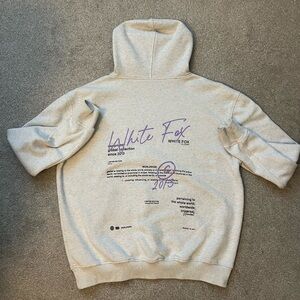 SOLD White Fox Boutique Gray Hoodie